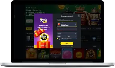 ReelsOn casino register